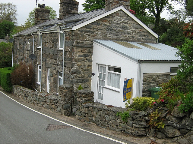 A stone built house in Rhyd
